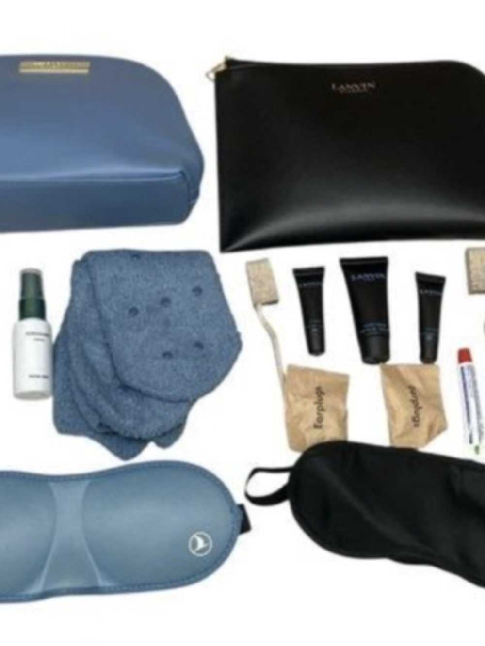 ✨Ferragamo & Lanvin Parfums | Turkish Airlines First Class Amenity Kit Set